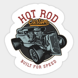 Hot rod custom Sticker